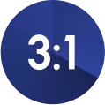 3:1 ratio produccion / rechazo
